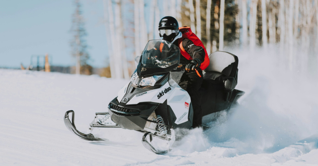 Snowmobiling whistler