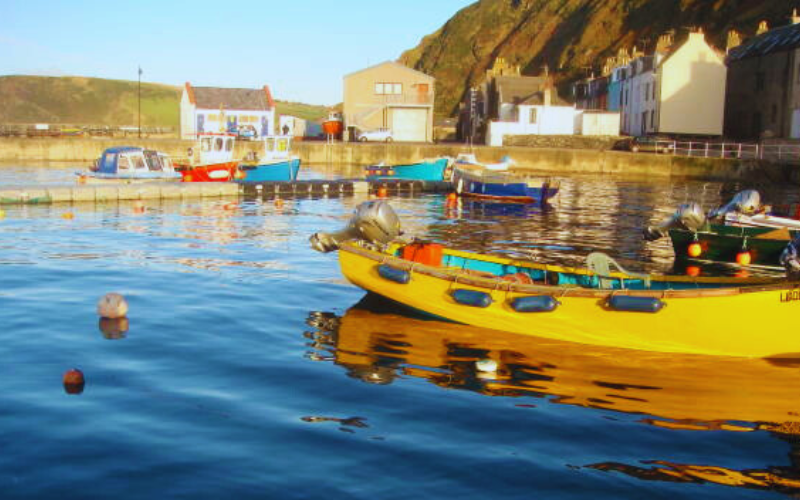 Fishing at Gardenstown Beach