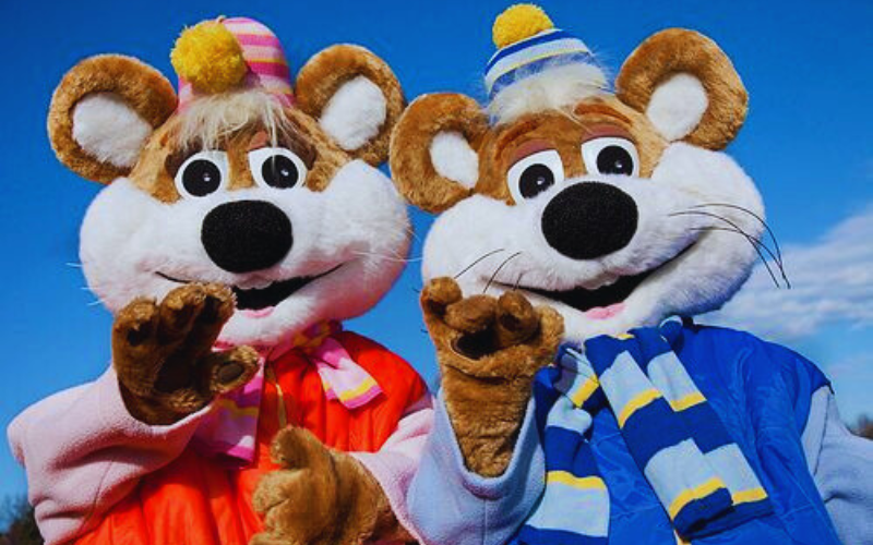 Festival Winterlude's Iconic Mascots The Ice Hog Family